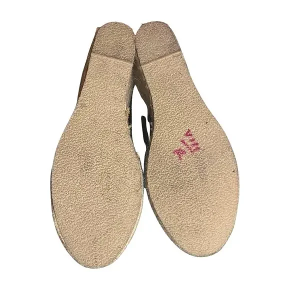 Rampage Matilda Black Espadrille Wedge Heels 7M summer wedge Jute Platform beach - Picture 9 of 11